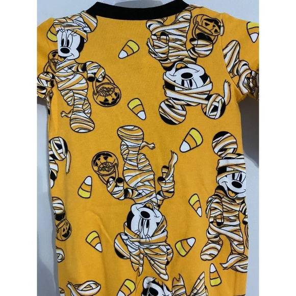 BABY UNISEX DISNEY MICKEY & MINNIE HALLOWEEN ONE PIECE ZIP UP SIZE 0-3 MONTHS - Picture 9 of 10